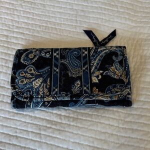 Vera Bradley Navy Paisley wallet